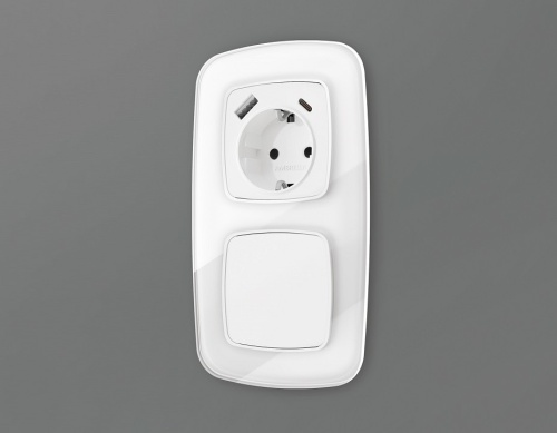 Заглушка для поста с рамкой Ambrella Volt OMEGA OP1360 в Нижнем Новгороде фото 2