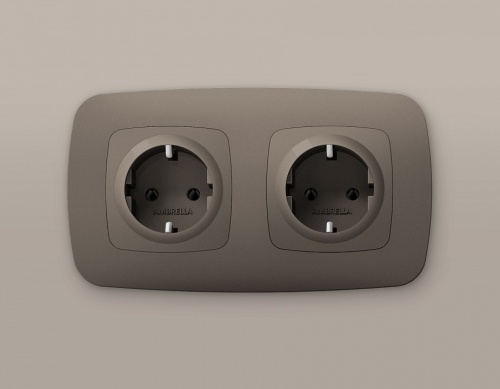 Накладка для розетки с заземлением Ambrella Volt OMEGA OP6360 в Нижнем Новгороде фото 2