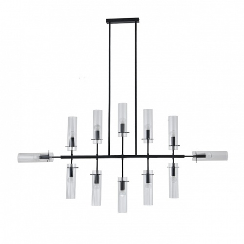 Люстра на штанге Indigo Saetta 11053/12R Black в Нижнем Новгороде фото 4