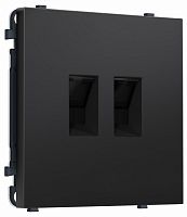 Розетка двойная Ethernet RJ-45 и со шторками, без рамки Ambrella Volt MS MS812110 в Нижнем Новгороде