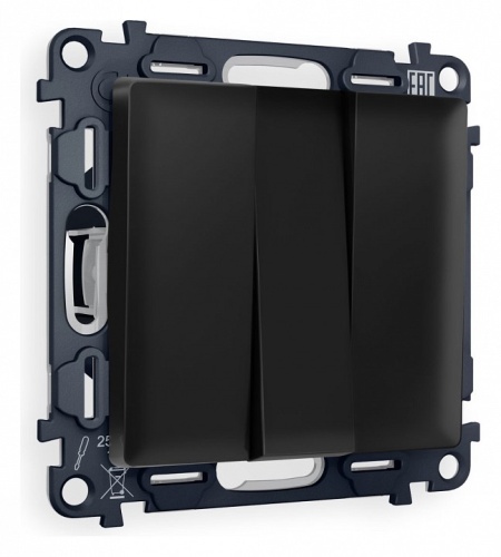 Выключатель трехклавишный без рамки Ambrella Volt ALFA MA805010 в Нижнем Новгороде