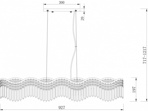 Подвесная люстра Maytoni Gracia DIA201PL-06G1 в Нижнем Новгороде фото 2