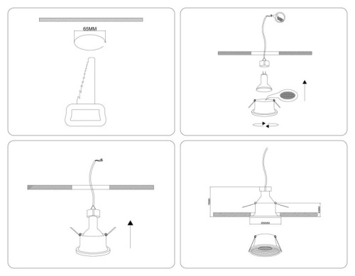 Встраиваемый светильник Ambrella Light TN TN102856 в Нижнем Новгороде фото 5