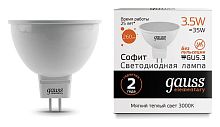 Лампа светодиодная Gauss Led Elementary MR16 GU5.3 3.5Вт 3000K 13514 в Нижнем Новгороде