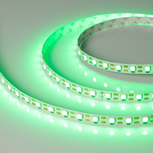 Лента RT 2-5000 12V Cx1 Green 2x (5060, 360 LED, LUX) (Arlight, 15.6 Вт/м, IP20) в Советске фото 4