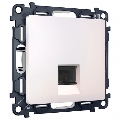 Розетка Ethernet RJ-45 и со шторками, без рамки Ambrella Volt ALFA MA212005 в Нижнем Новгороде