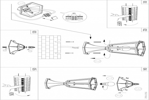 Наземный низкий светильник Eglo Navedo 93462 в Нижнем Новгороде фото 2