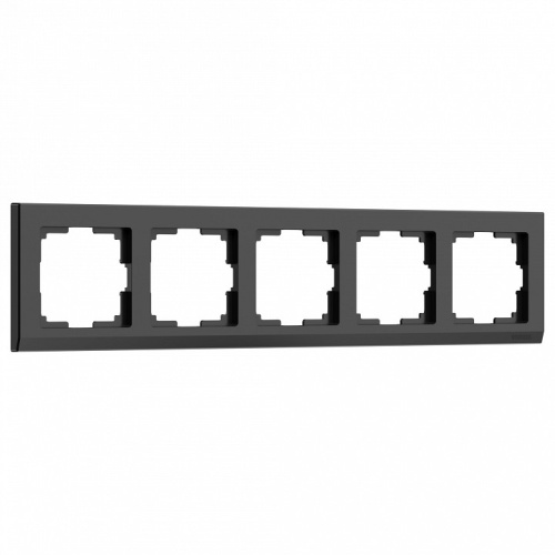 Рамка на 5 постов Werkel Stark (черный) W0051808 в Нижнем Новгороде