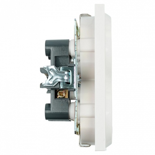 Розетка двойная с заземлением и со шторкой, без рамки Stekker Катрин 39574 в Нижнем Новгороде фото 4