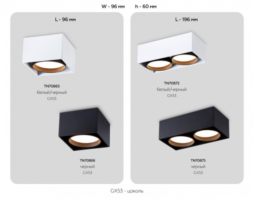 Накладной светильник Ambrella Light TN TN70865 в Нижнем Новгороде фото 2