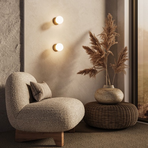 Накладной светильник Eurosvet Stone 303051 травертин в Нижнем Новгороде фото 2