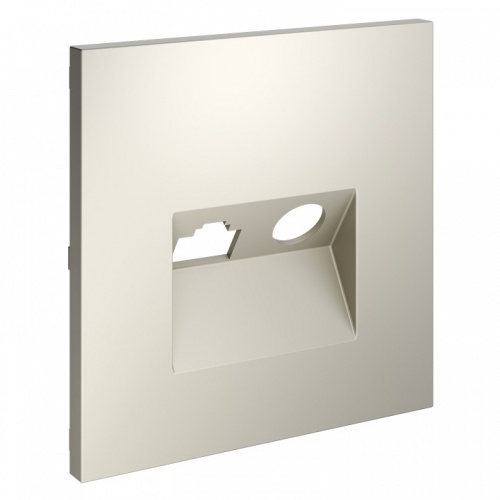 Накладка для ТВ-розетки и RJ-11 или RJ-45 Voltum S70 VLS002703 в Нижнем Новгороде фото 3