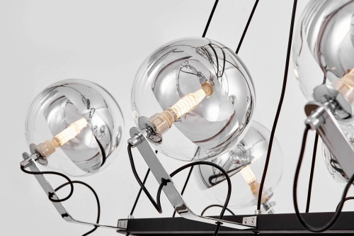 Подвесная люстра LUMINA DECO MARSEO LDP 9110-8-PR BK+CHR в Нижнем Новгороде фото 2