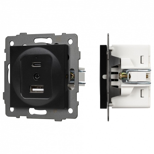 Механизм розетки 2хUSB type A и C Arlight SCT 049838 в Нижнем Новгороде