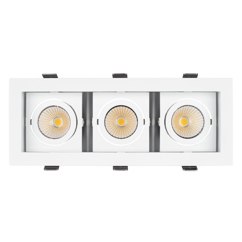 Светильник CL-KARDAN-S260x102-3x9W Warm (WH, 38 deg) (Arlight, IP20 Металл, 3 года) в Качканаре фото 7