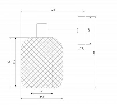 Бра Eurosvet Voile 30191/1 черный в Нижнем Новгороде фото 3