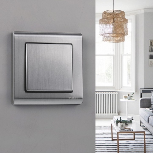 Выключатель проходной одноклавишный без рамки Werkel глянцевый никель W1112002 в Нижнем Новгороде фото 4