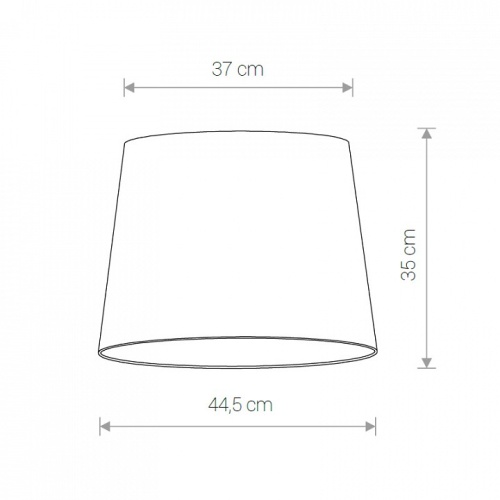 Плафон текстильный Nowodvorski Cameleon Cone M WH 8413 в Нижнем Новгороде фото 2