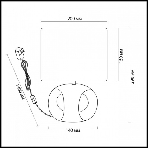 Настольная лампа декоративная Lumion Aimie 5664/1T в Нижнем Новгороде фото 2