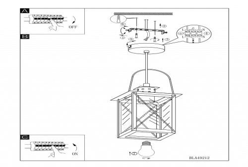 Подвесной светильник Eglo Donmington 49212 в Нижнем Новгороде фото 2