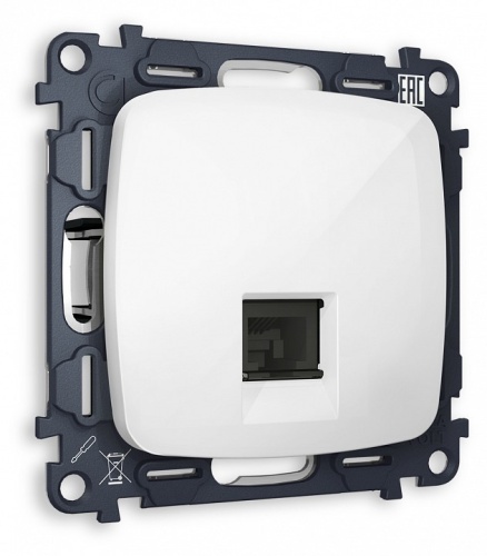 Розетка двойная Ethernet RJ-45 без рамки Ambrella Volt OMEGA MO112010 в Нижнем Новгороде