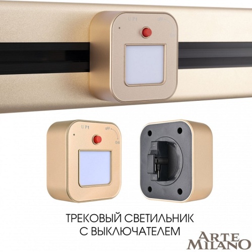 Накладной светильник Arte Milano Am-track-sockets 380022TL/Light Gold в Нижнем Новгороде фото 6