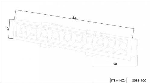 Встраиваемый светильник Favourite Roshni 3083-10C в Артемовском фото 5