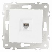 Розетка телефонная RJ-11 без рамки Arte Milano am-203 203.51-1.white в Нижнем Новгороде