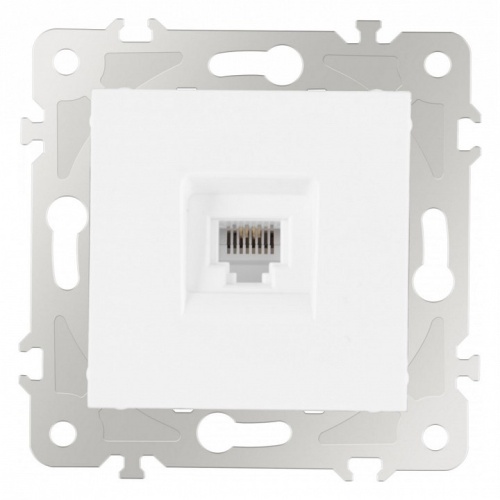 Розетка телефонная RJ-11 без рамки Arte Milano am-203 203.51-1.white в Нижнем Новгороде