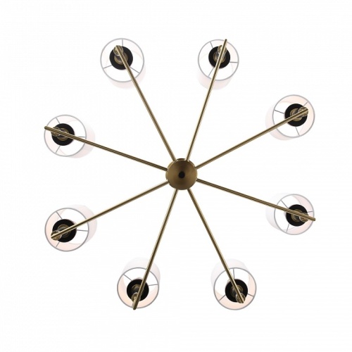 Люстра на штанге ST-Luce BLACK+BRASS SL1404.303.08 в Нижнем Новгороде фото 6