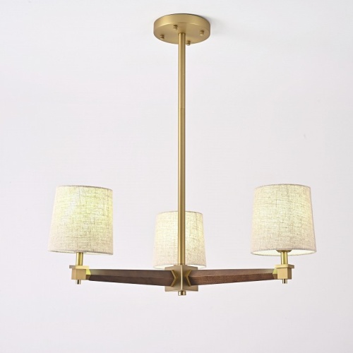 Люстра на штанге Imperiumloft Jorgenson Beige/Dark wood STAVRA01 в Нижнем Новгороде фото 5