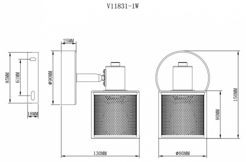 Спот Moderli Suspent V11831-1W в Нижнем Новгороде фото 2