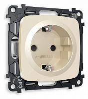 Розетка с заземлением и со шторкой, без рамки Ambrella Volt OMEGA MO307010 в Нижнем Новгороде