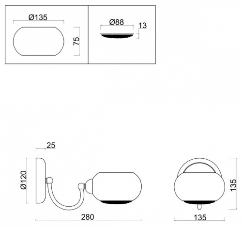 Бра Freya Astrid FR5072WL-01WG в Нижнем Новгороде фото 2