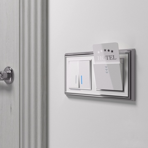 Электронный карточный выключатель без рамки Werkel Белый W1153101 в Нижнем Новгороде фото 4