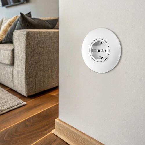 Розетка с заземлением и со шторкой Arte Milano SET08-1 SET08-1-40-1 white в Нижнем Новгороде фото 2