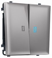 Выключатель проходной двухклавишный с подсветкой без рамки Ambrella Volt MS MS504040 в Нижнем Новгороде