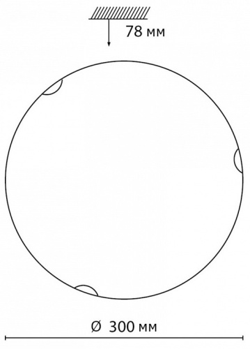 Накладной светильник Sonex Ammonite 7602/BL в Нижнем Новгороде фото 4