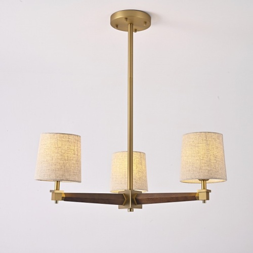 Люстра на штанге Imperiumloft Jorgenson Beige/Dark wood STAVRA01 в Нижнем Новгороде фото 4