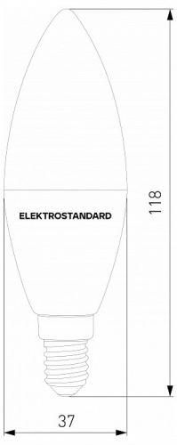 Лампа светодиодная с управлением через Wi-Fi Elektrostandard Умная лампа Свеча E14 7Вт 3300-6500K BLE2779 в Нижнем Новгороде фото 2