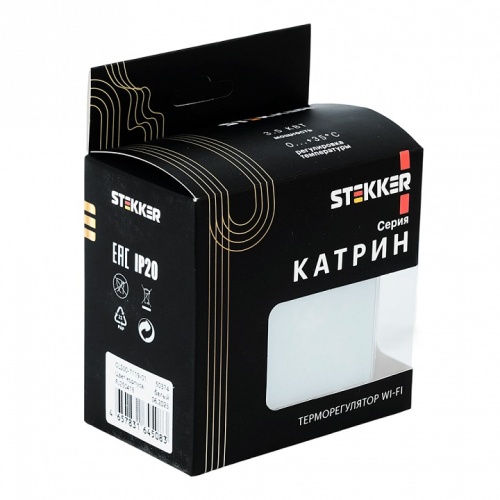 Терморегулятор для теплого пола с функцией Wi-Fi Stekker Катрин 50374 в Нижнем Новгороде фото 2