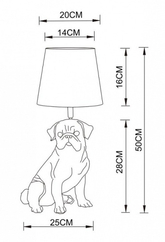 Настольная лампа декоративная Arte Lamp Bobby A1512LT-1BK в Нижнем Новгороде фото 4