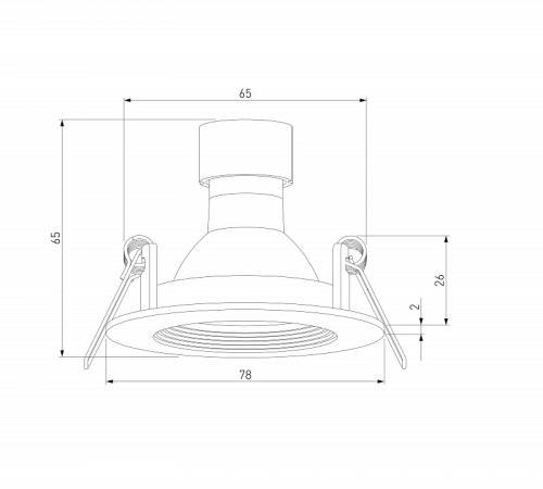 Встраиваемый светильник Elektrostandard City 25060/01 в Нижнем Новгороде фото 5