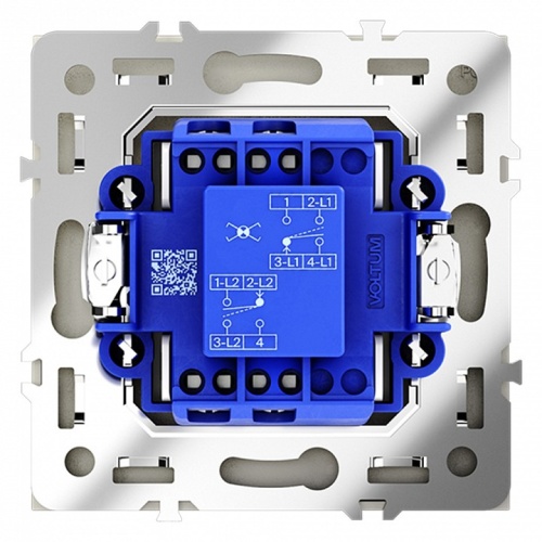 Выключатель перекрестный одноклавишный без рамки Voltum S70 VLS010505 в Нижнем Новгороде фото 3