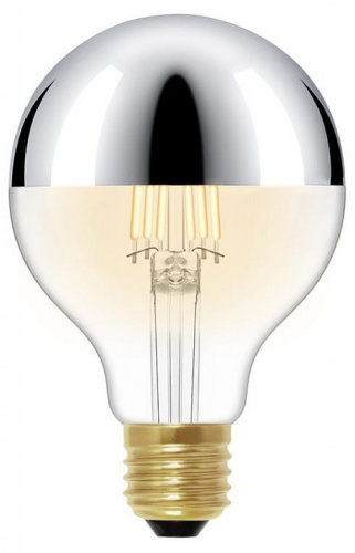 Лампа светодиодная Loft it Edison Bulb E27 6Вт 2700K G80LED Chrome в Сургуте фото 2