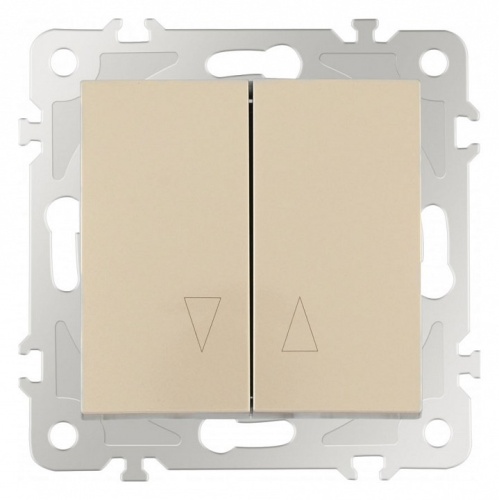 Выключатель для жалюзи без рамки Arte Milano 206 206.38-2.shampan в Нижнем Новгороде