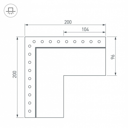 Соединитель угловой L-образный накладной Arlight S-LUX 030137 в Нижнем Новгороде фото 4