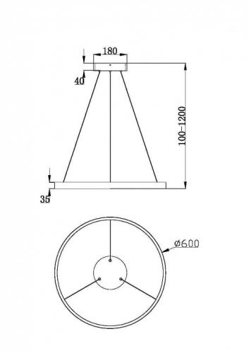 Подвесной светильник Maytoni Rim MOD058PL-L32WK в Йошкар-Оле фото 4