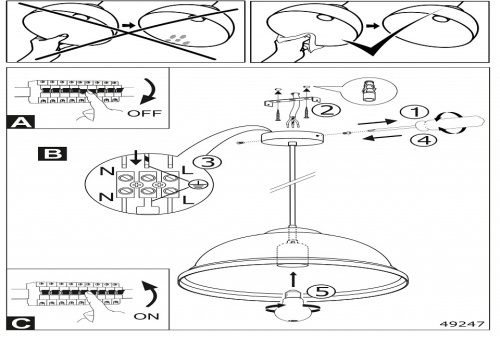 Подвесной светильник Eglo Truro 2 49247 в Нижнем Новгороде фото 2