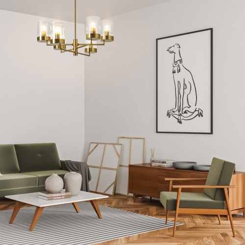 Люстра на штанге Freya Clip FR5426PL-06BS в Нижнем Новгороде фото 6